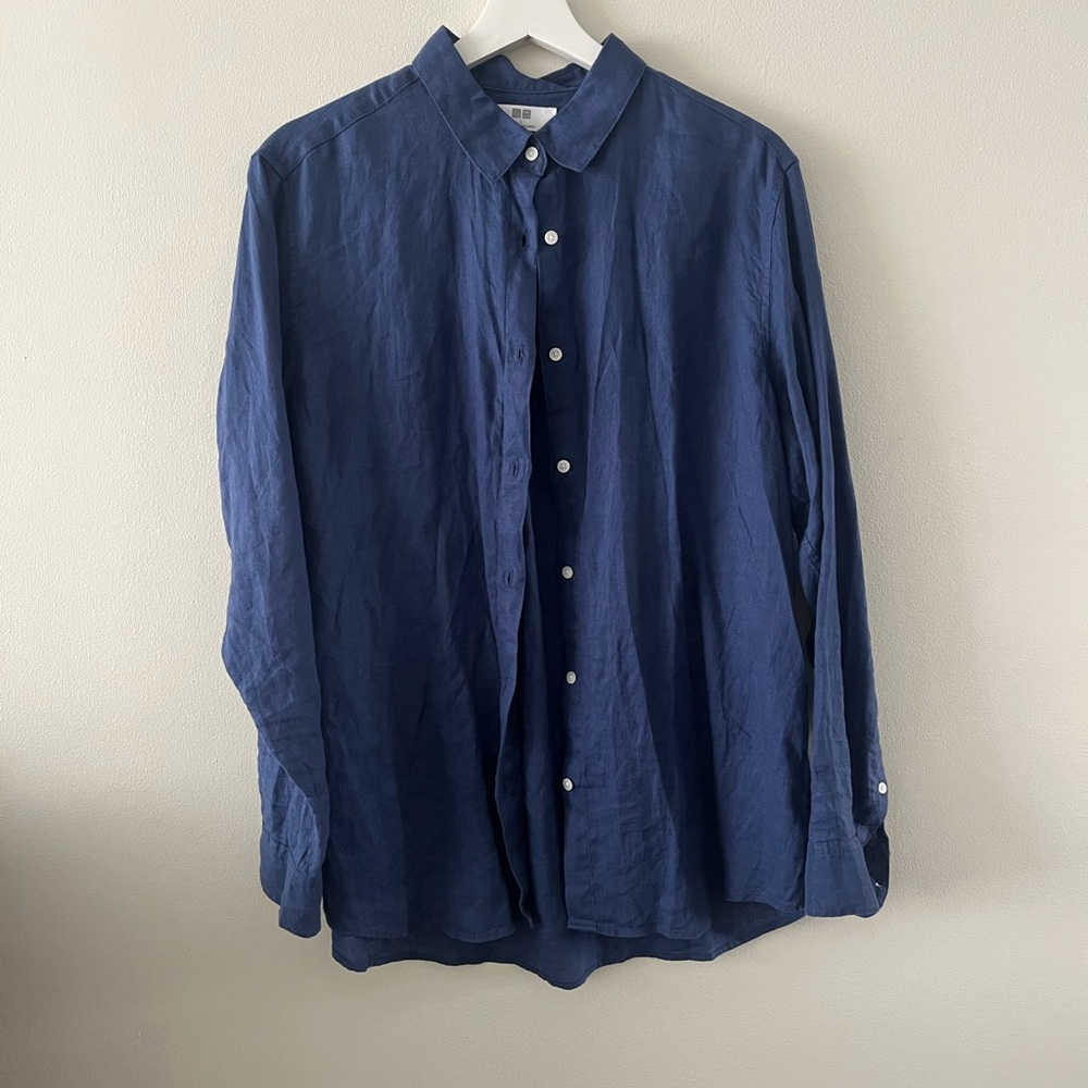 Uniqlo Linen Button Down Shirt